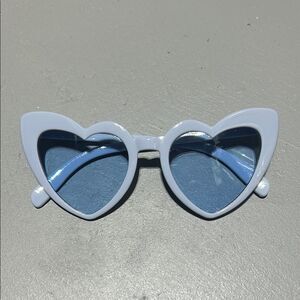 Blue Heart Sunglasses